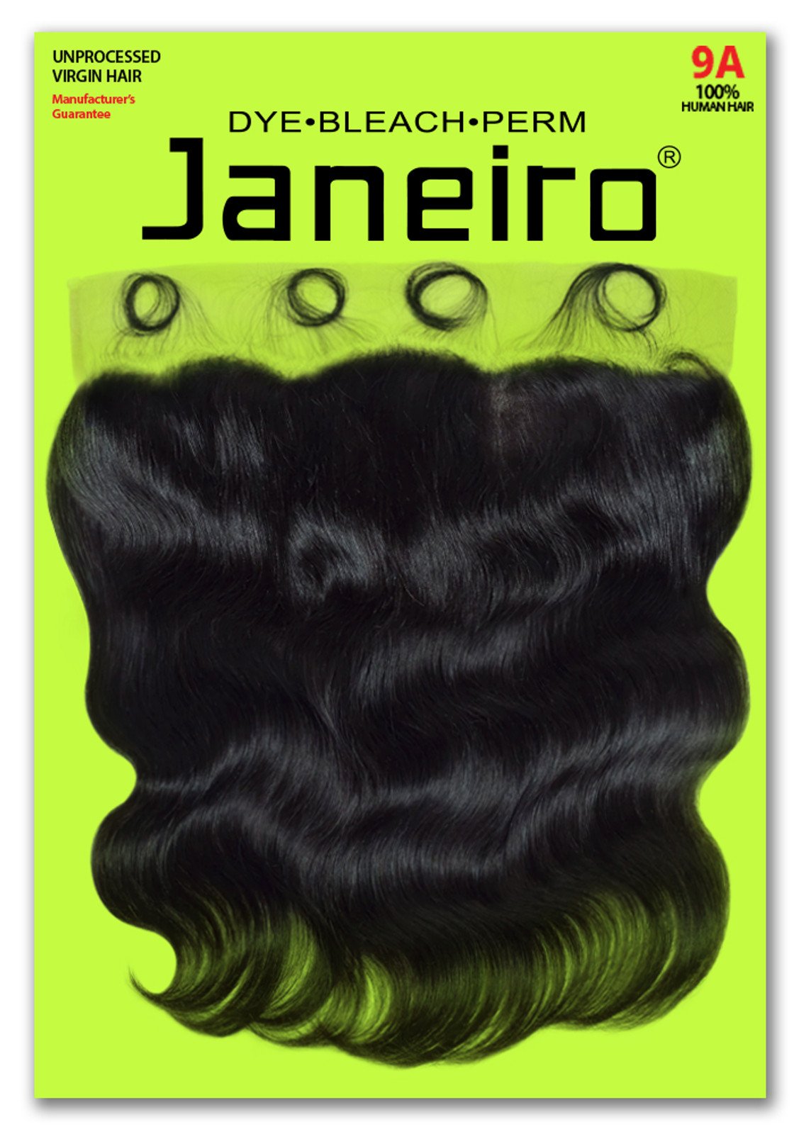 9A Janeiro Brazilian 100% Virgin Hair 13x4 Frontal Body Wave