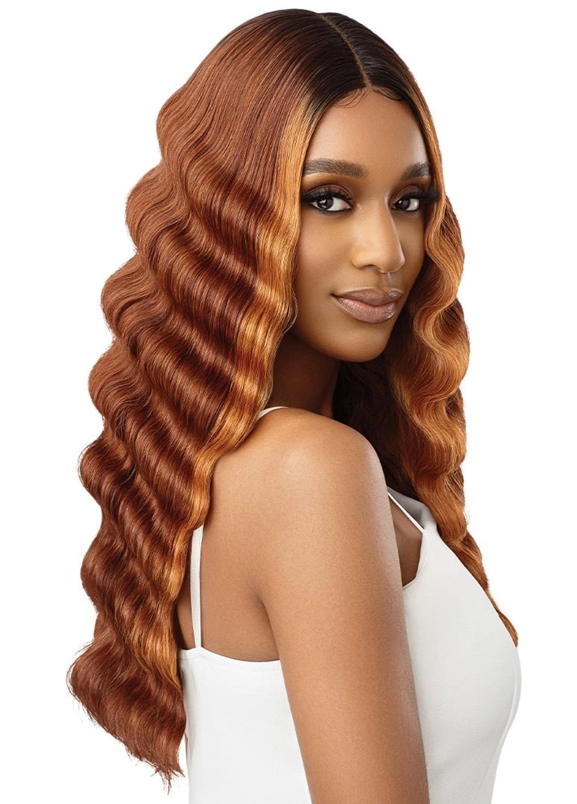 OUTRE Synthetic SleekLay Part Lace Front Wig - MARIPOSA Image 2