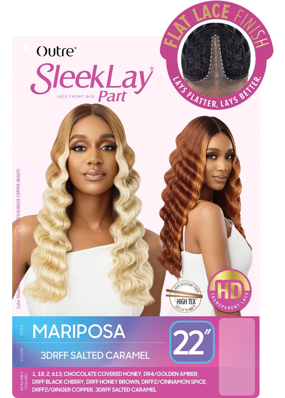 OUTRE Synthetic SleekLay Part Lace Front Wig - MARIPOSA Image 5