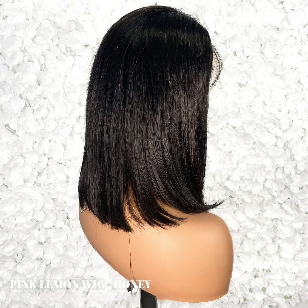 15A PINK LEMON 100% Human Hair 13x4 Lace Front Wig - HONEY_4