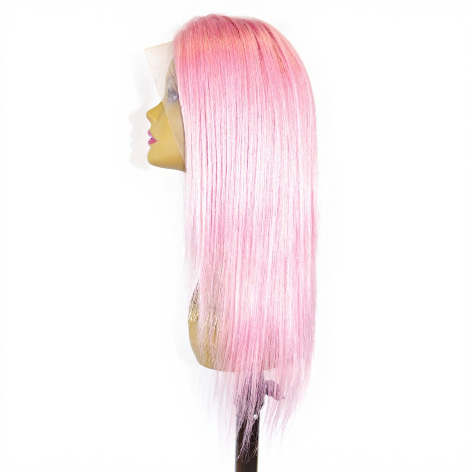Bellatique 100% Human Hair Lace Wig 13X4 - KIM #T1B_ApplePink_1