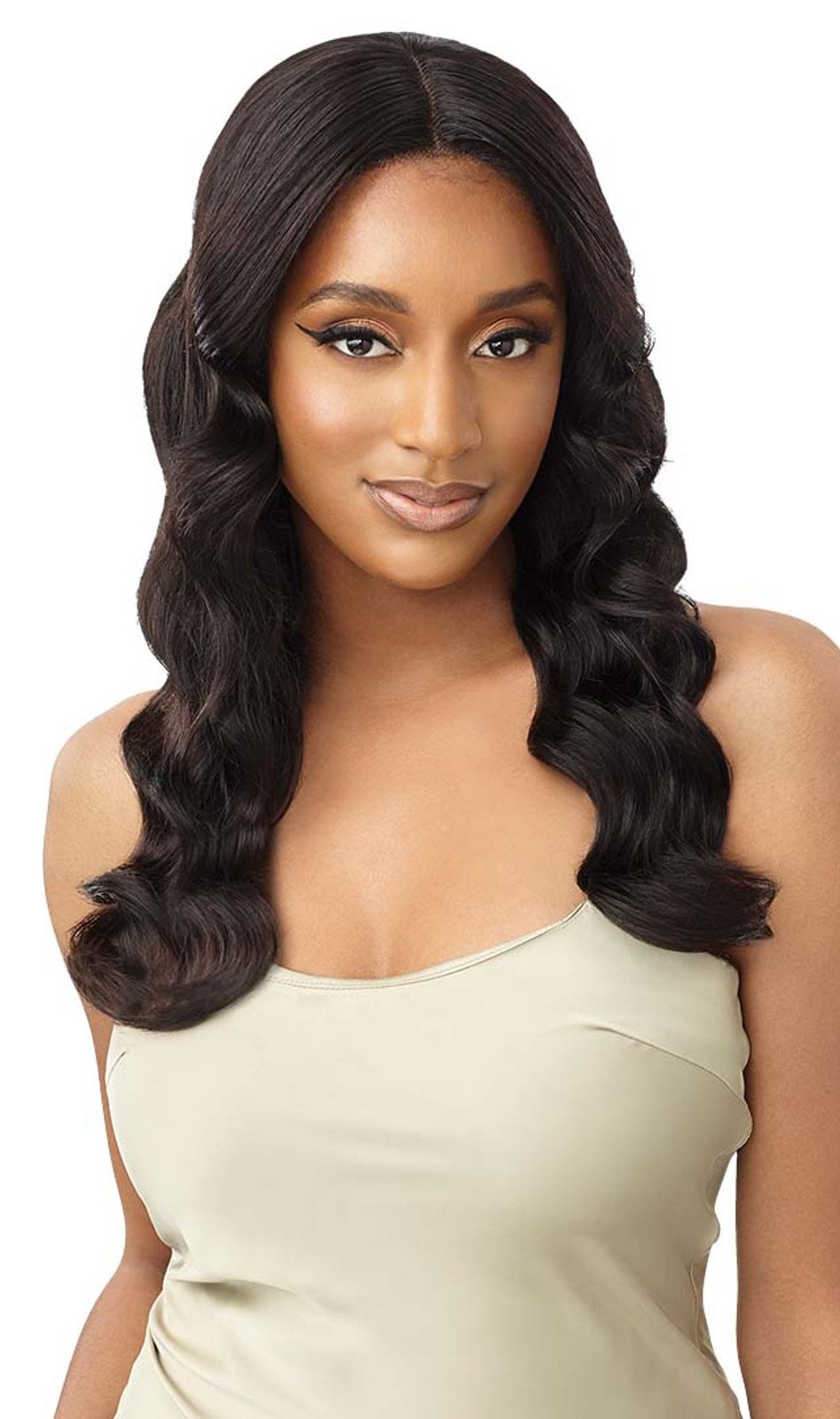 OUTRE Mytresses Gold Label 100% Unprocessed Human Hair Lace Front Wig HH - HARLOW_1