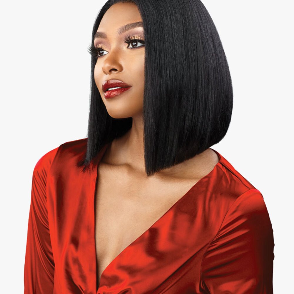 SENSATIONNEL 100% Virgin Human Hair 13X4 HD Lace Part Wig - 15A BOB 10_1