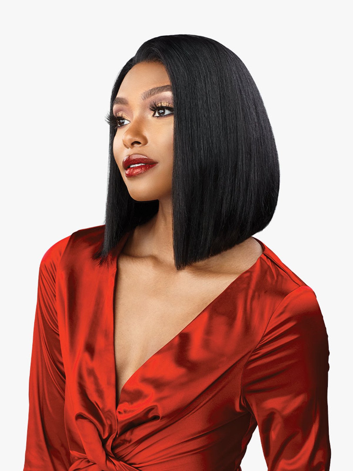 SENSATIONNEL 100% Virgin Human Hair 13X4 HD Lace Part Wig - 15A BOB 10_1