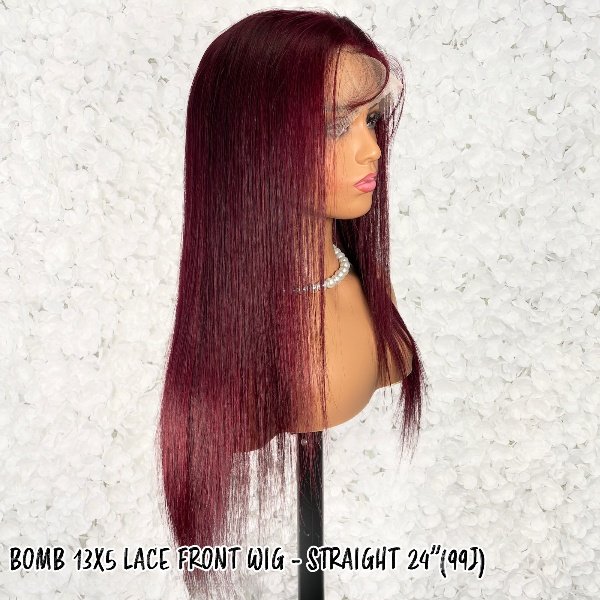 BOMB HAIR 100% Human Hair 13X5 Lace Frontal Wig - Straight (99J)_3 BOMB-HAIR-100-Human-Hair-13X5-Lace-Frontal-Wig-Straight-99J_3