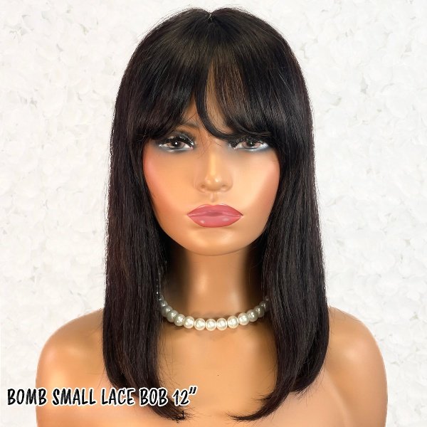 BOMB HAIR 100% Human Hair Bang Bob - Straight 10-14_1