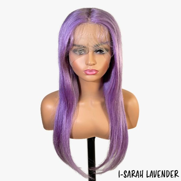 Bellatique 100% Human Hair I-Part Lace Wig - ISARAH (Lavender)_2
