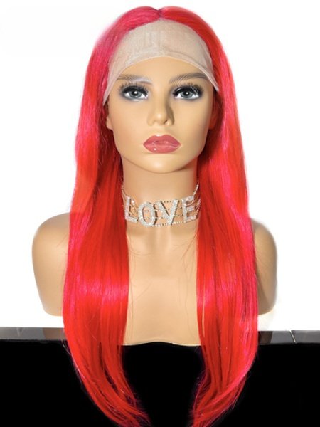 Bellatique 100% Human Hair I-Part Lace Wig - ISARAH (RED)_1