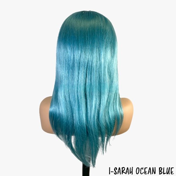 Bellatique 100% Human Hair I-Part Lace Wig - SARAH (OCEAN BLUE)_3