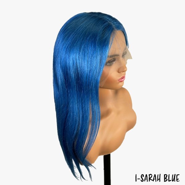 Bellatique 100% Human Hair I-Part Lace Wig - SARAH(BLUE)_3