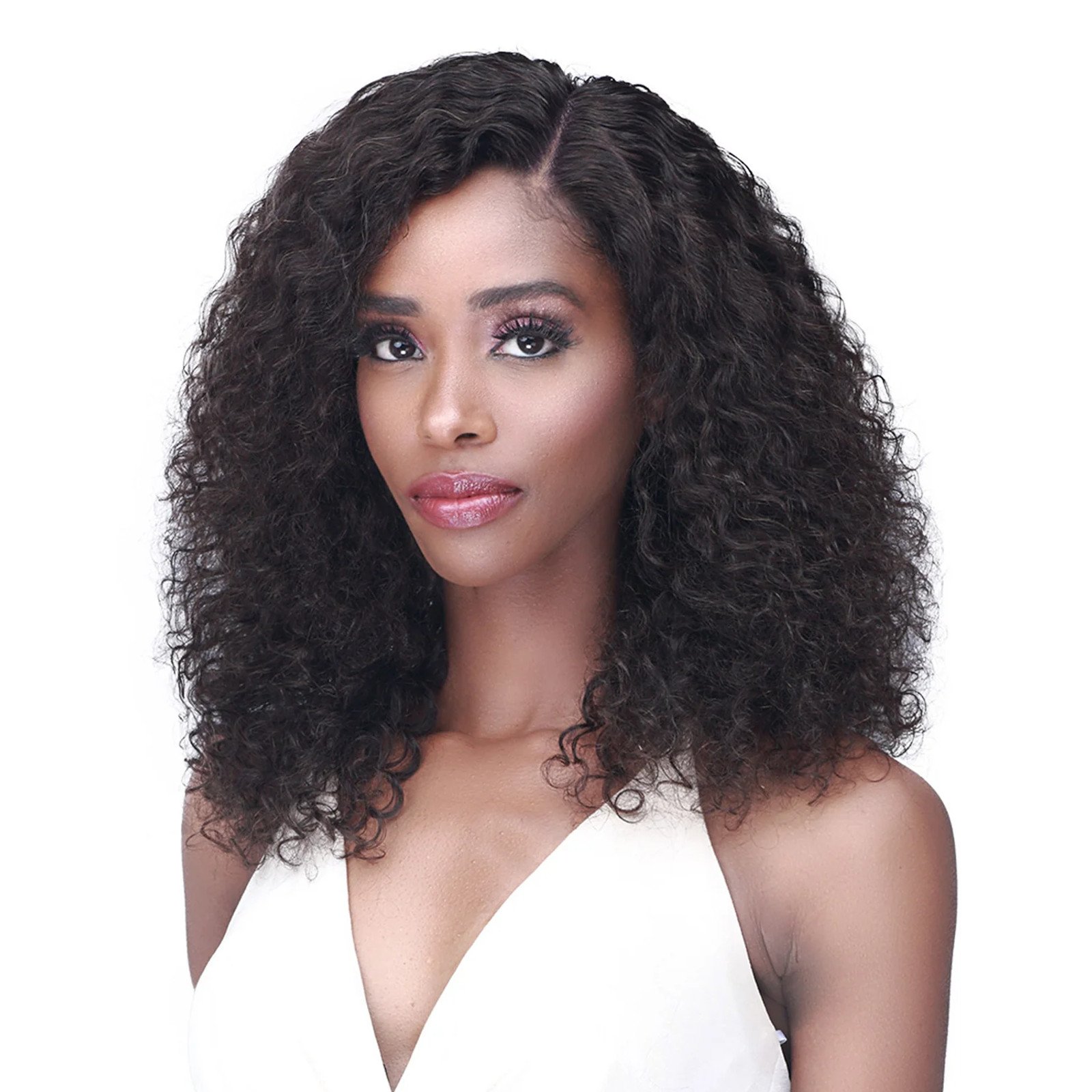Bobbi Boss 100% Unprocessed Human Hair 13X4 HD Lace Frontal Wig - Camryn_1