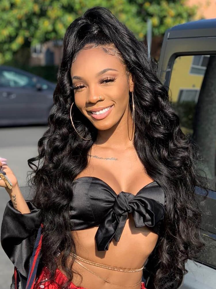 CAP IT ON 100% Human Hair 13x6 Lace Front Wig - Body Wave 16-28_4