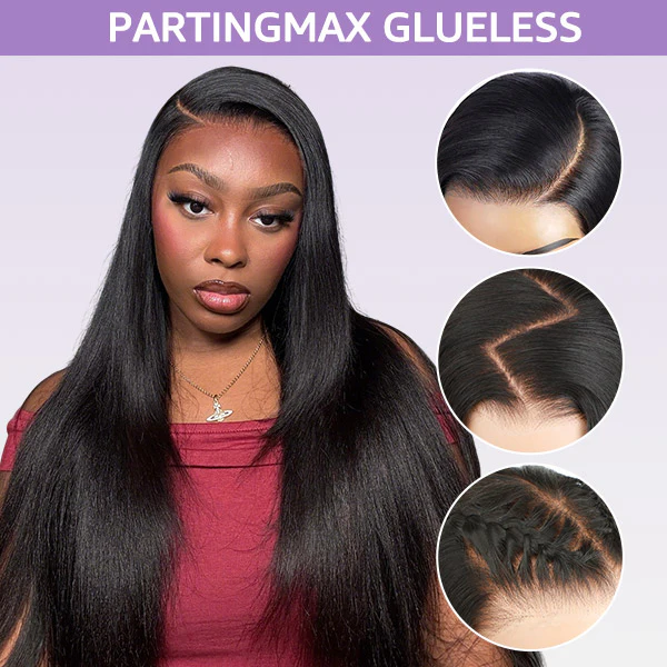 CAP IT ON 100% Human Hair 13x6 Lace Front Wig - Straight 16-22_6