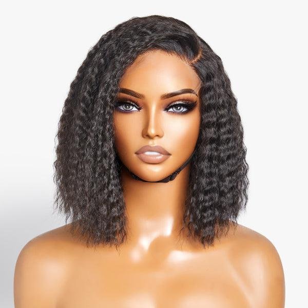 LOVE GRACE 100% Human Hair Lace Front Wig - Bohemian Bob_4