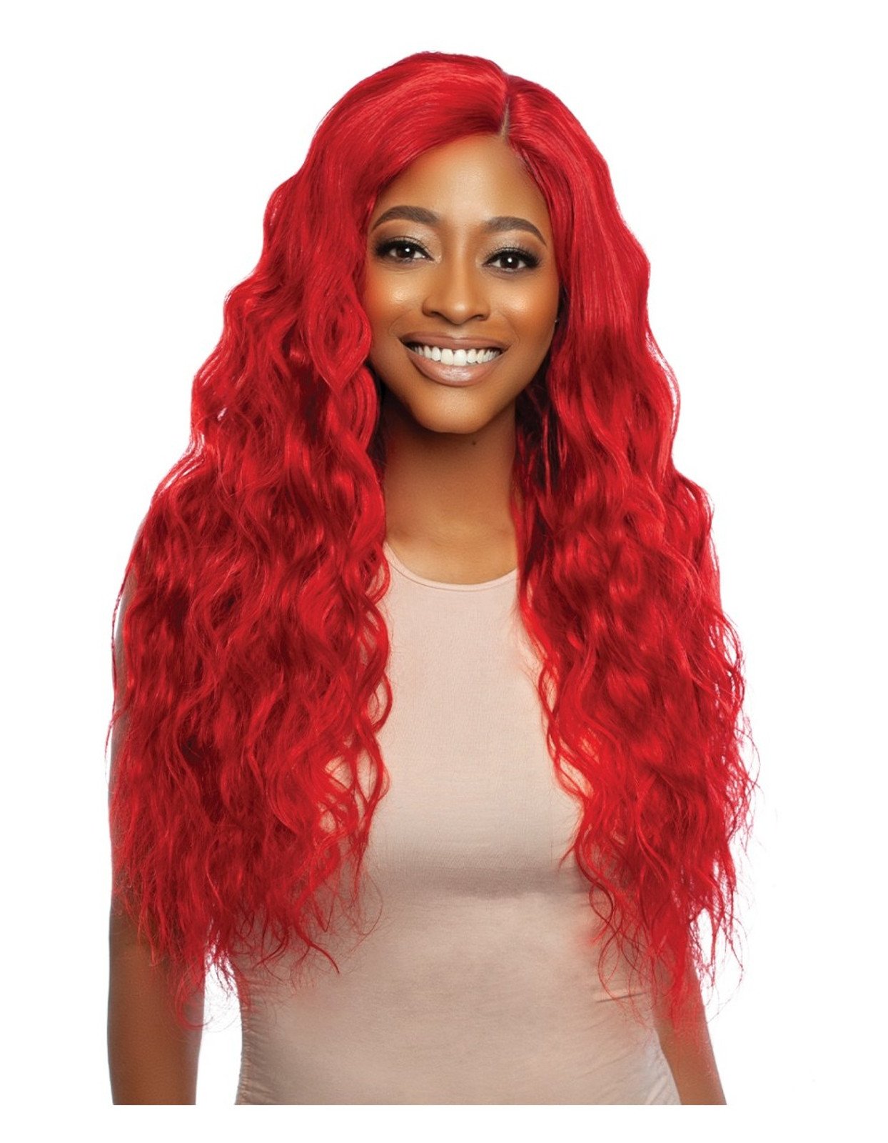 MANE CONCEPT Pristine Red 3 Bundles Body Wave + 4x4 HD Lace Closure_1