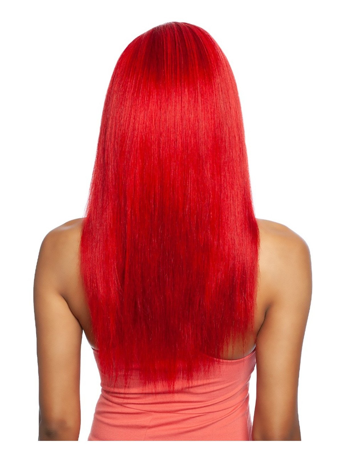 MANE CONCEPT Pristine Red 3 Bundles Straight + 4x4 HD Lace Closure_4