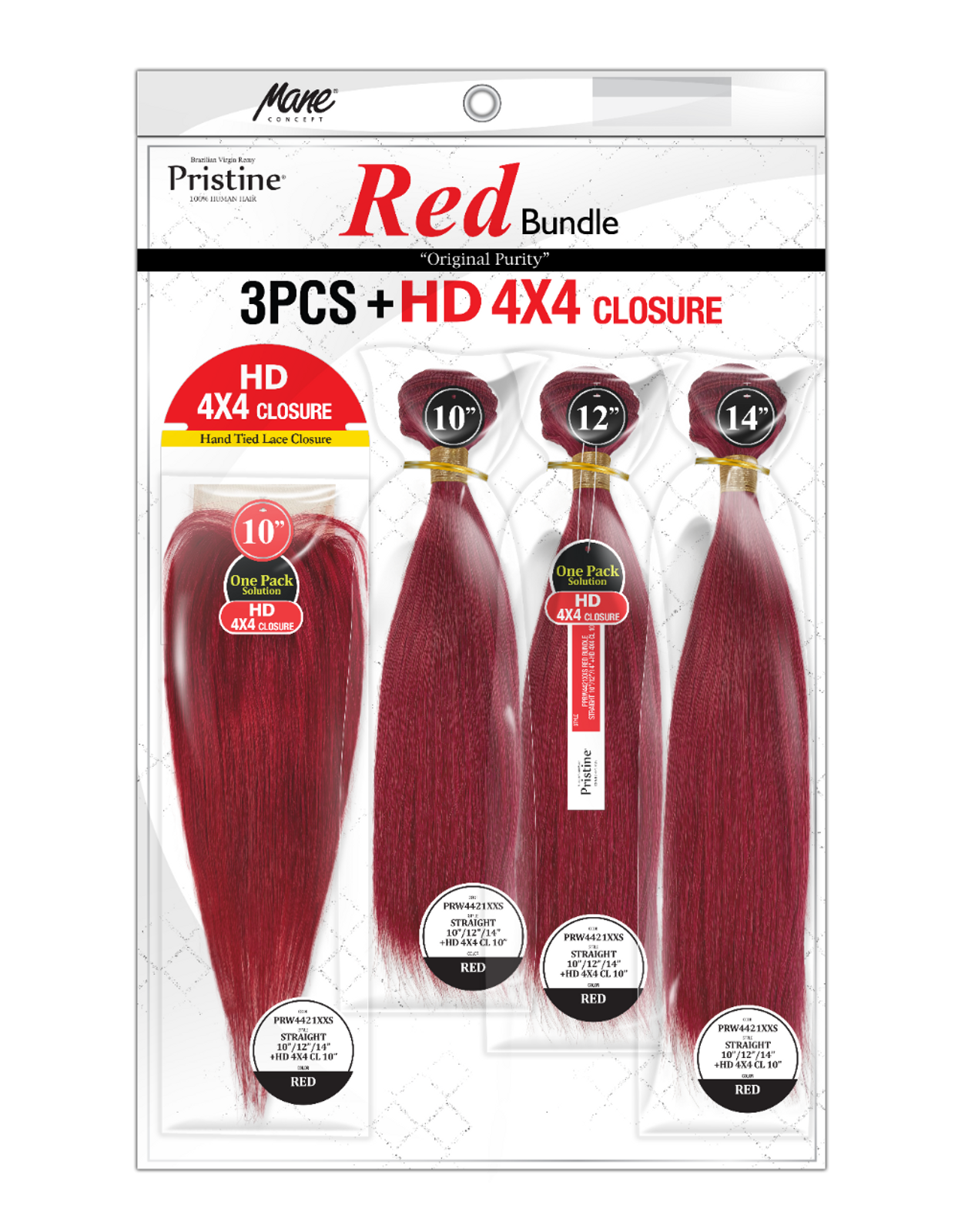 MANE CONCEPT Pristine Red 3 Bundles Straight + 4x4 HD Lace Closure_5 MANE CONCEPT Pristine Red 3 Bundles Straight + 4x4 HD Lace Closure_5