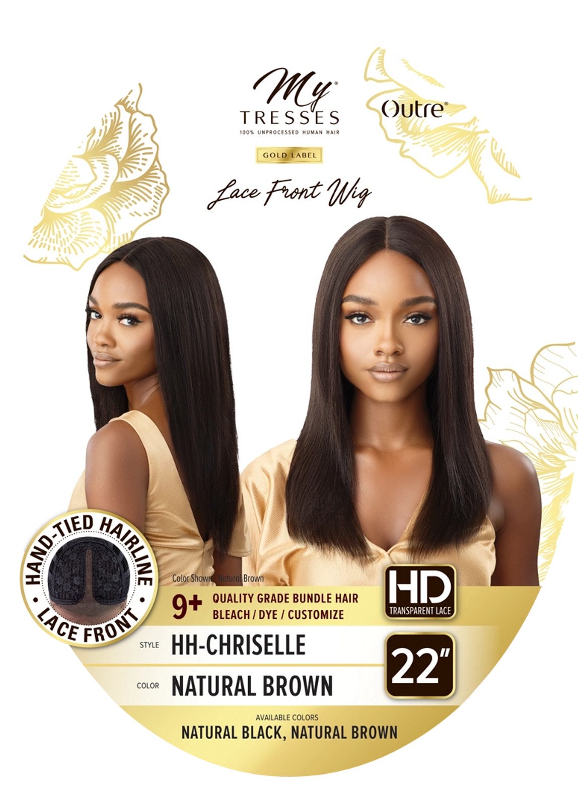 OUTRE Mytresses Gold Label 100% Unprocessed Human Hair Lace Front Wig HH-CHRISELLE_5