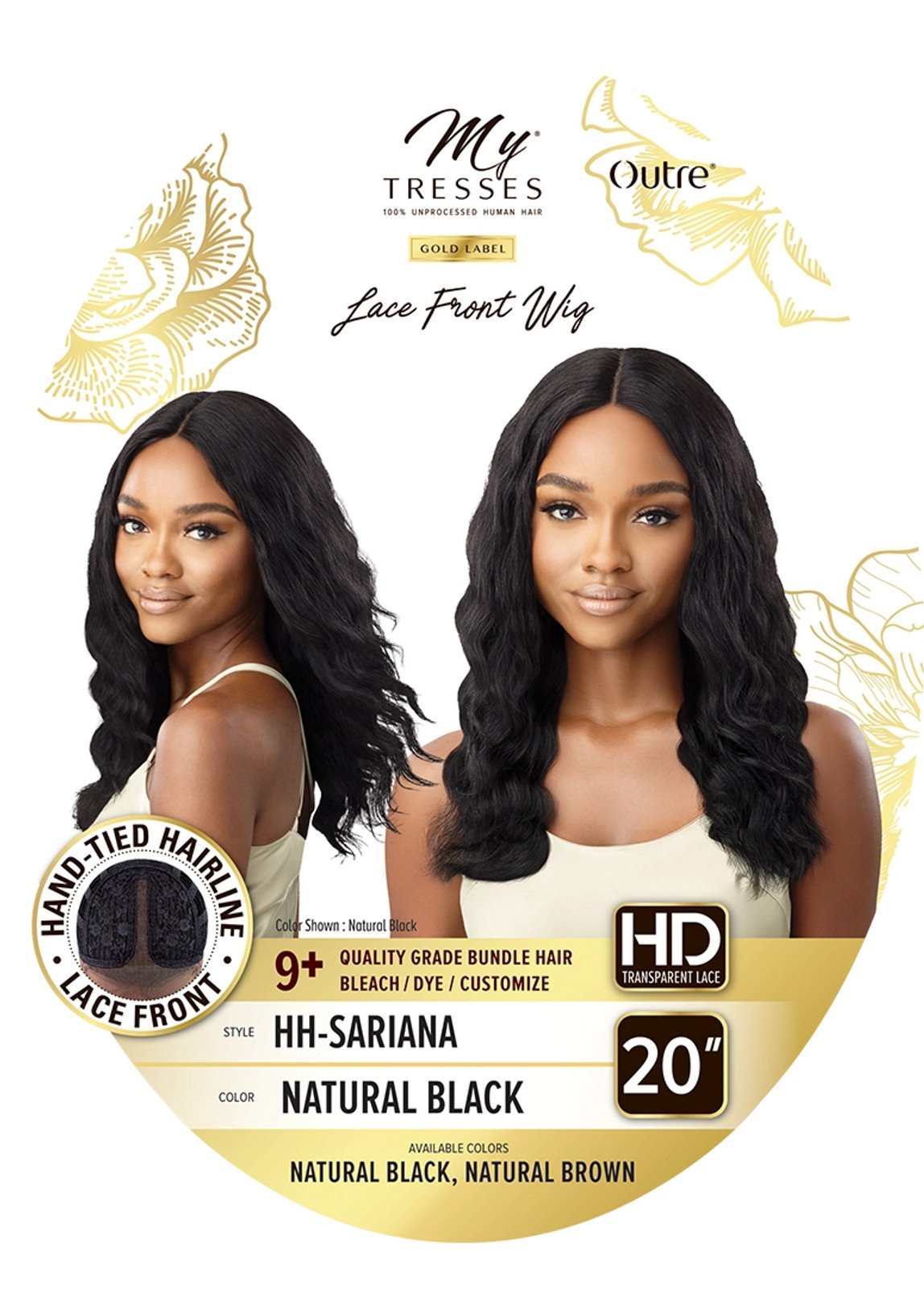 OUTRE Mytresses Gold Label 100% Unprocessed Human Hair Lace Front Wig HH-SARIANA_5