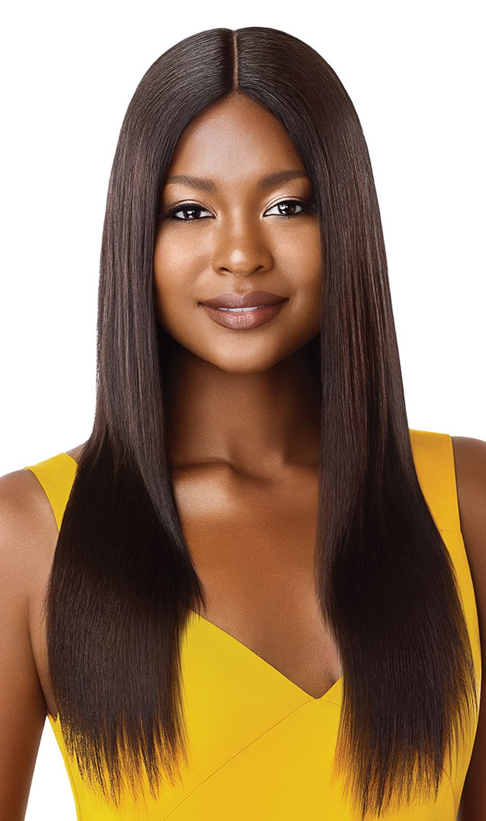 OUTRE The Daily Wig 100% Unprocessed Human Hair Lace Part Wig STRAIGHT V-CUT 22_1