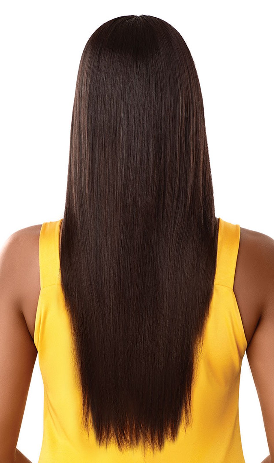 OUTRE The Daily Wig 100% Unprocessed Human Hair Lace Part Wig STRAIGHT V-CUT 22_4