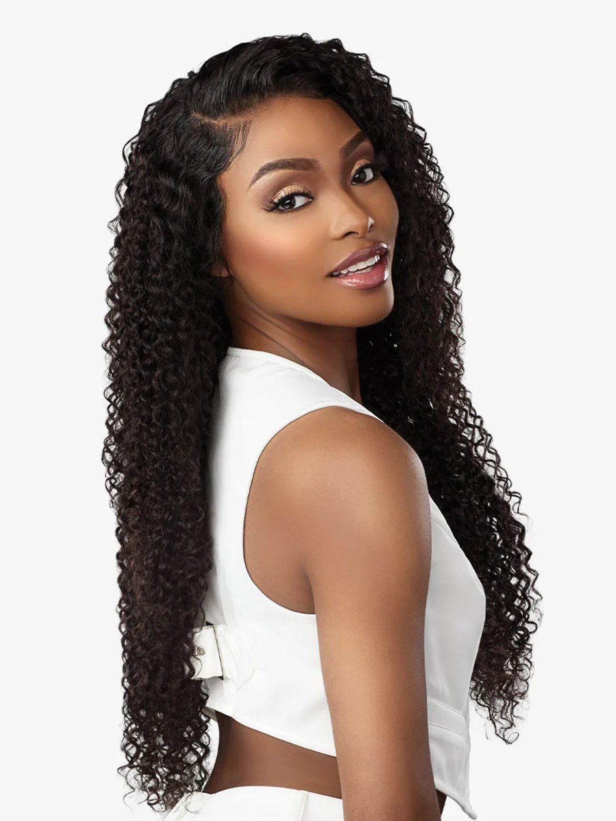 SENSATIONNEL 13A Glueless 100% Human Hair 13x4 Frontal HD Lace Wig - Bohemian Curl 20_1