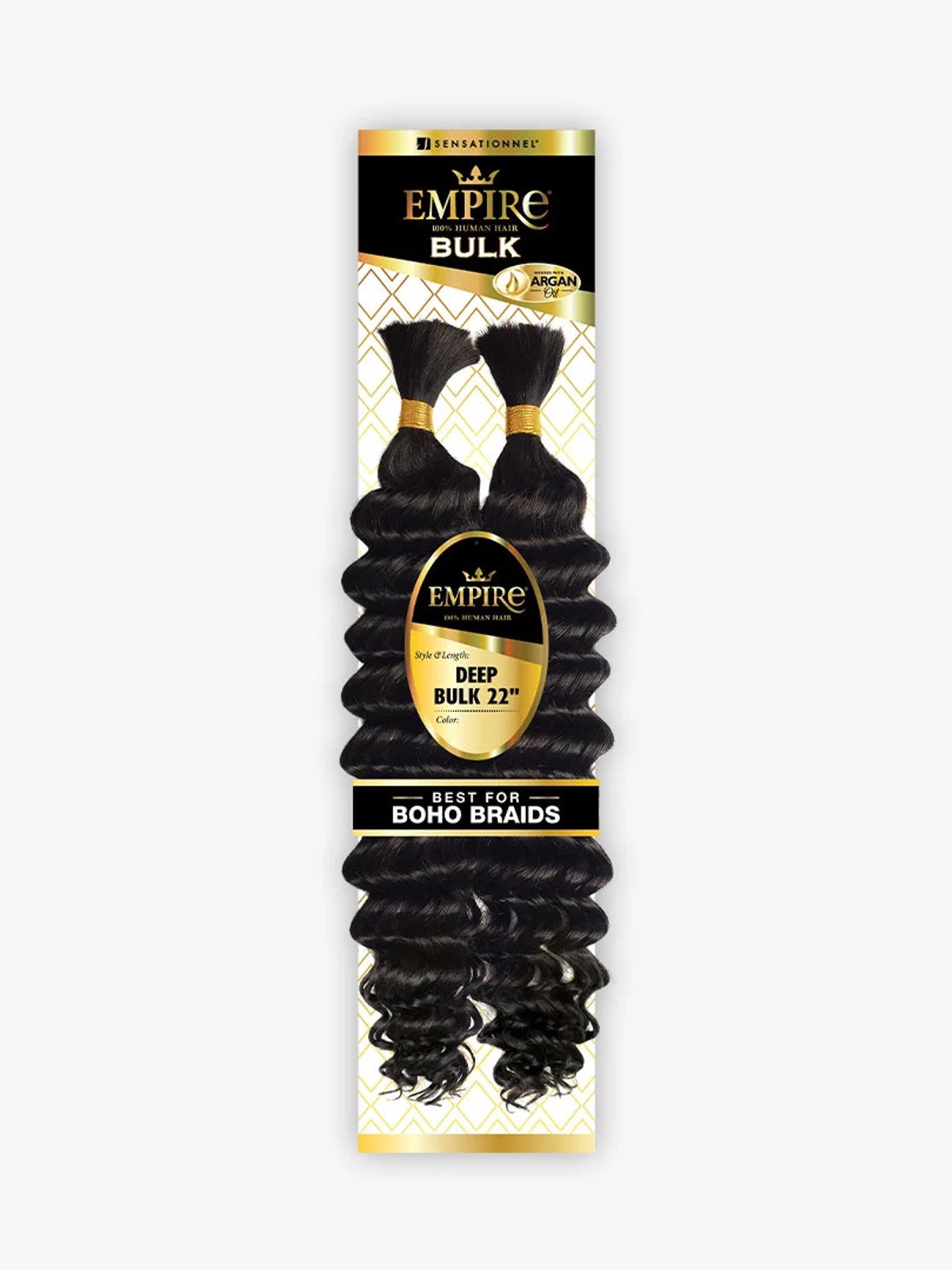 SENSATIONNEL Empire 100% Human Hair Braids - Deep Bulk 22_1