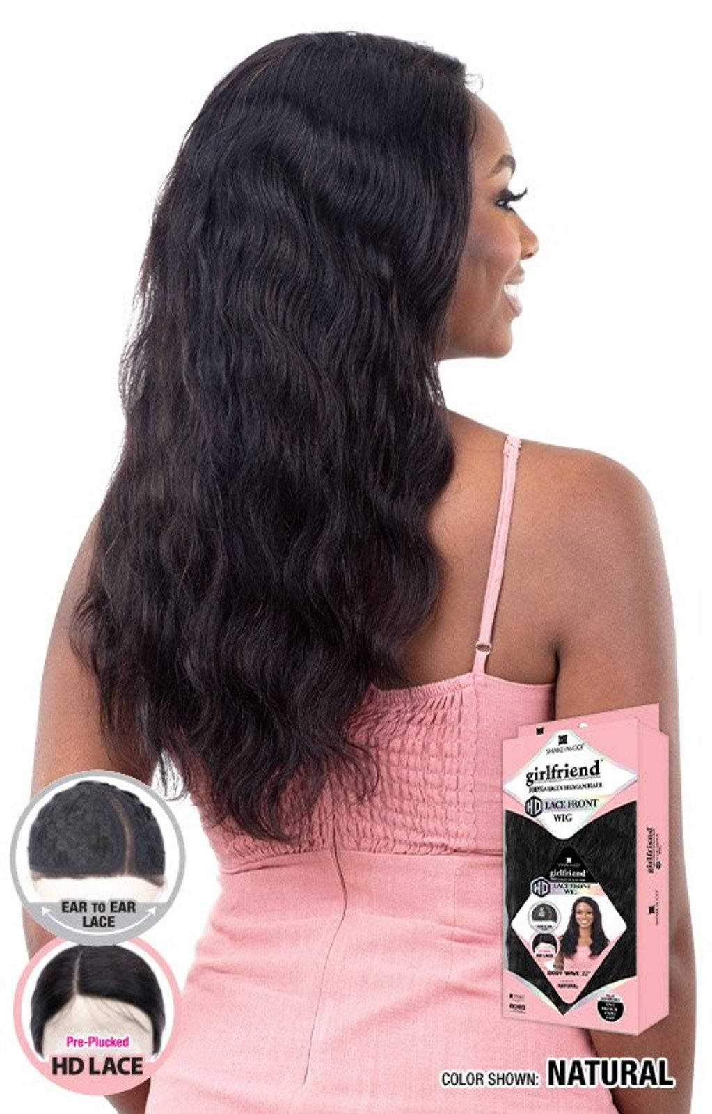 SHAKE N GO Girlfriend 100% Virgin Human Hair HD Lace Front Wig - Body Wave 22_2