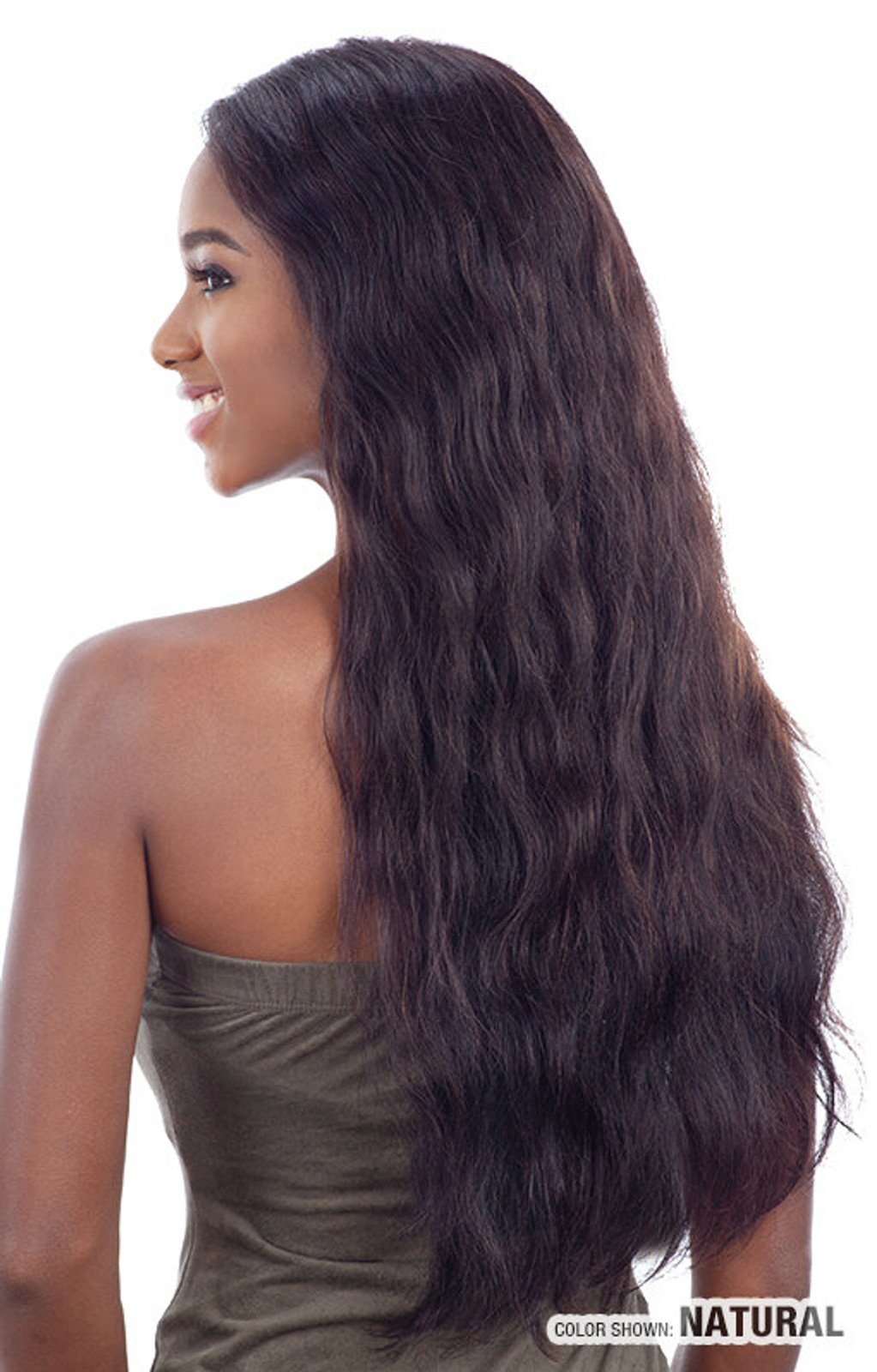 SHAKE N GO Naked 100% Human Hair Freedom 5 Lace Part Wig - Natural 702_2