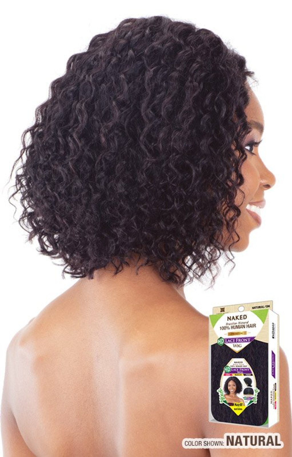 SHAKE N GO Naked 100% Human Hair Lace Part Wig - NELL_2
