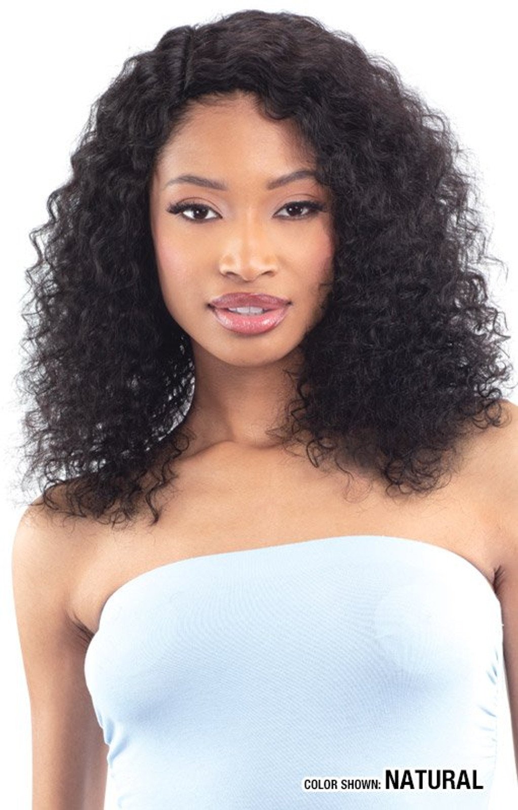SHAKE N GO Naked Nature 100% Human Hair Wet & Wavy Lace Part Wig - LILY 20- 22_1