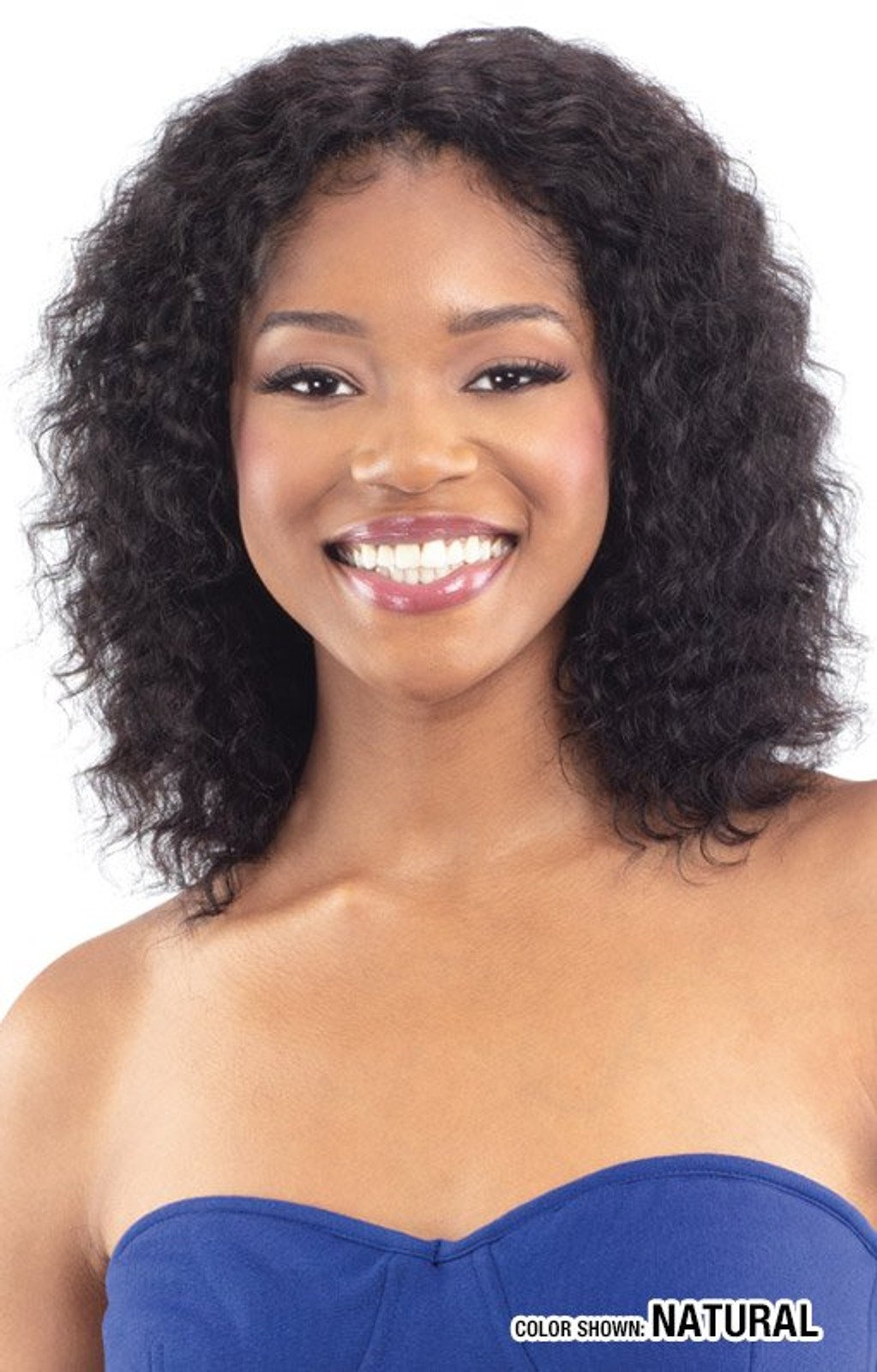 SHAKE N GO Naked Nature 100% Human Hair Wet & Wavy Lace Part Wig - PETAL_1