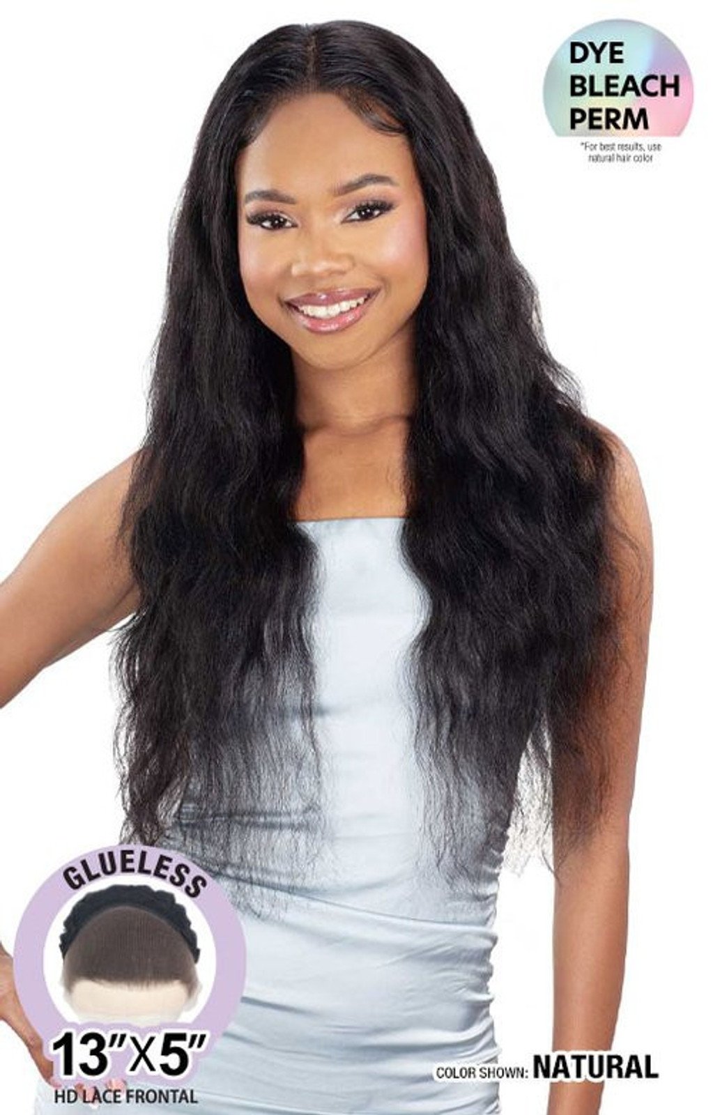 SHAKE N GO Synthetic Glueless HD Lace Front Wig - Glossy Body Wave 28_1