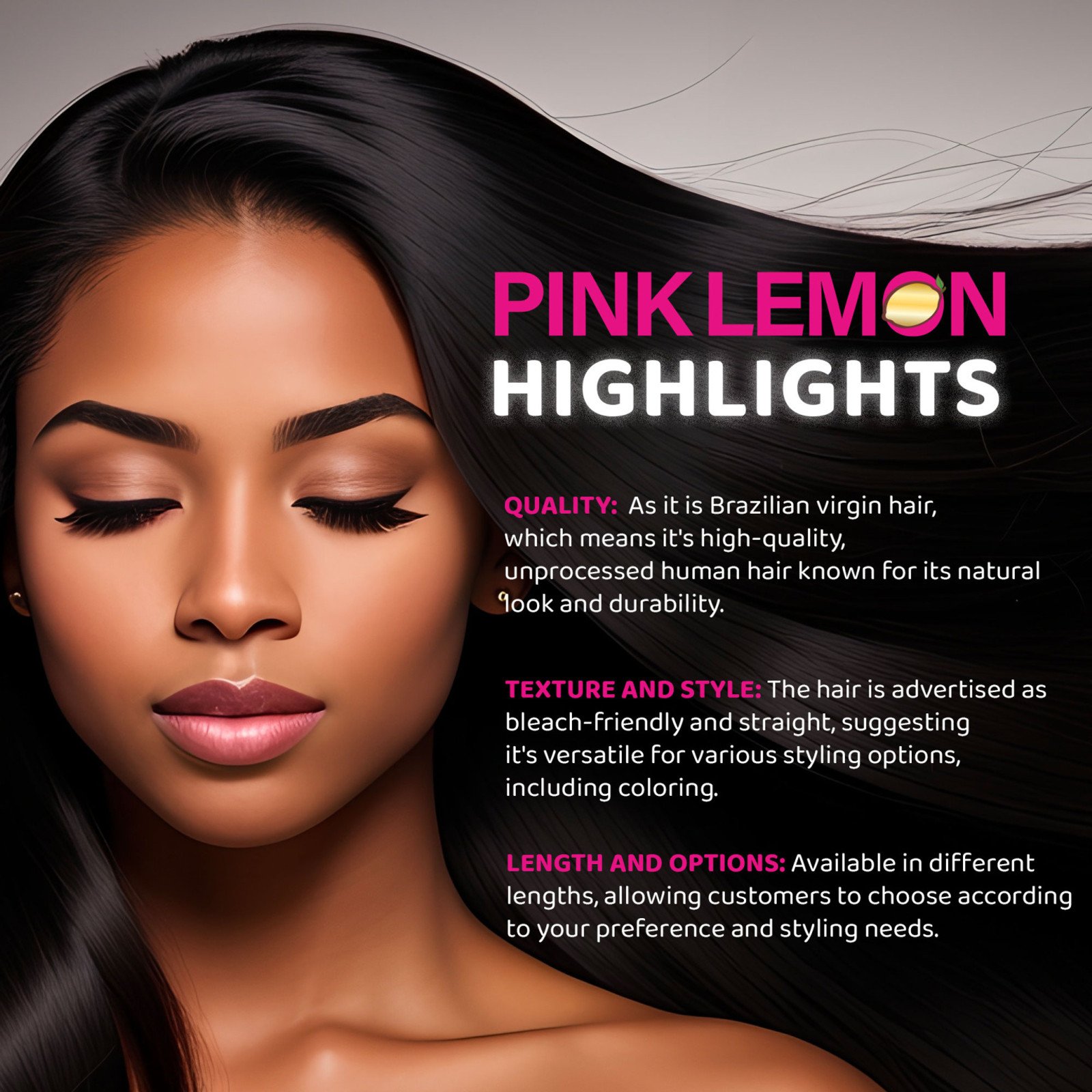 15A Pink Lemon 13X4 HD Full Lace Frontal - Body Wave_4