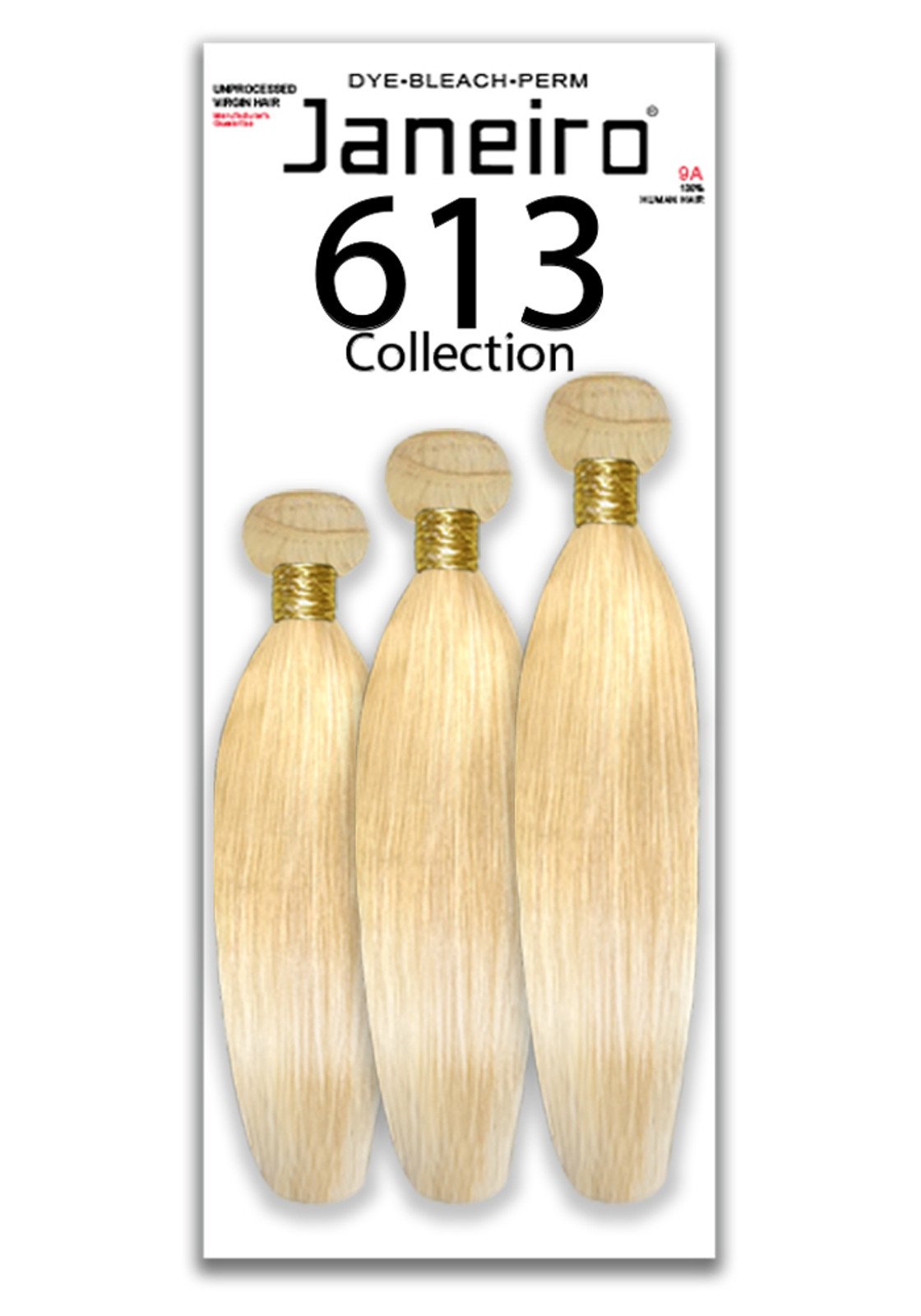 9A Janeiro 613 Blonde Multi Pack Straight Virgin Hair