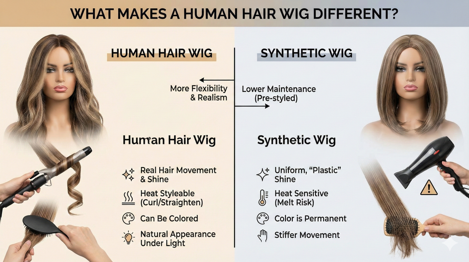 What Makes a Human Hair Wig Different