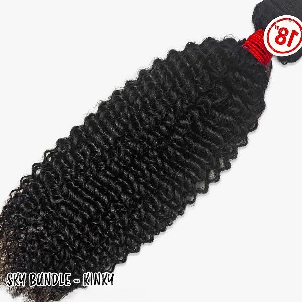 SKY 100% Virgin Human Hair Single Bundle - Kinky Curl (10- 24)_1 SKY 100% Virgin Human Hair Single Bundle - Kinky Curl (10- 24)_1