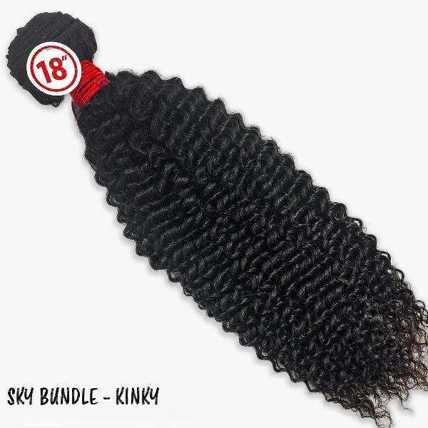 SKY 100% Virgin Human Hair Single Bundle - Kinky Curl (10- 24)_2