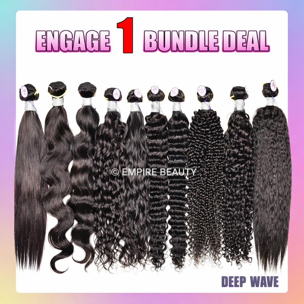 10A ENGAGE Virgin Hair Single Bundle - Deep Wave (10 - 30)_1