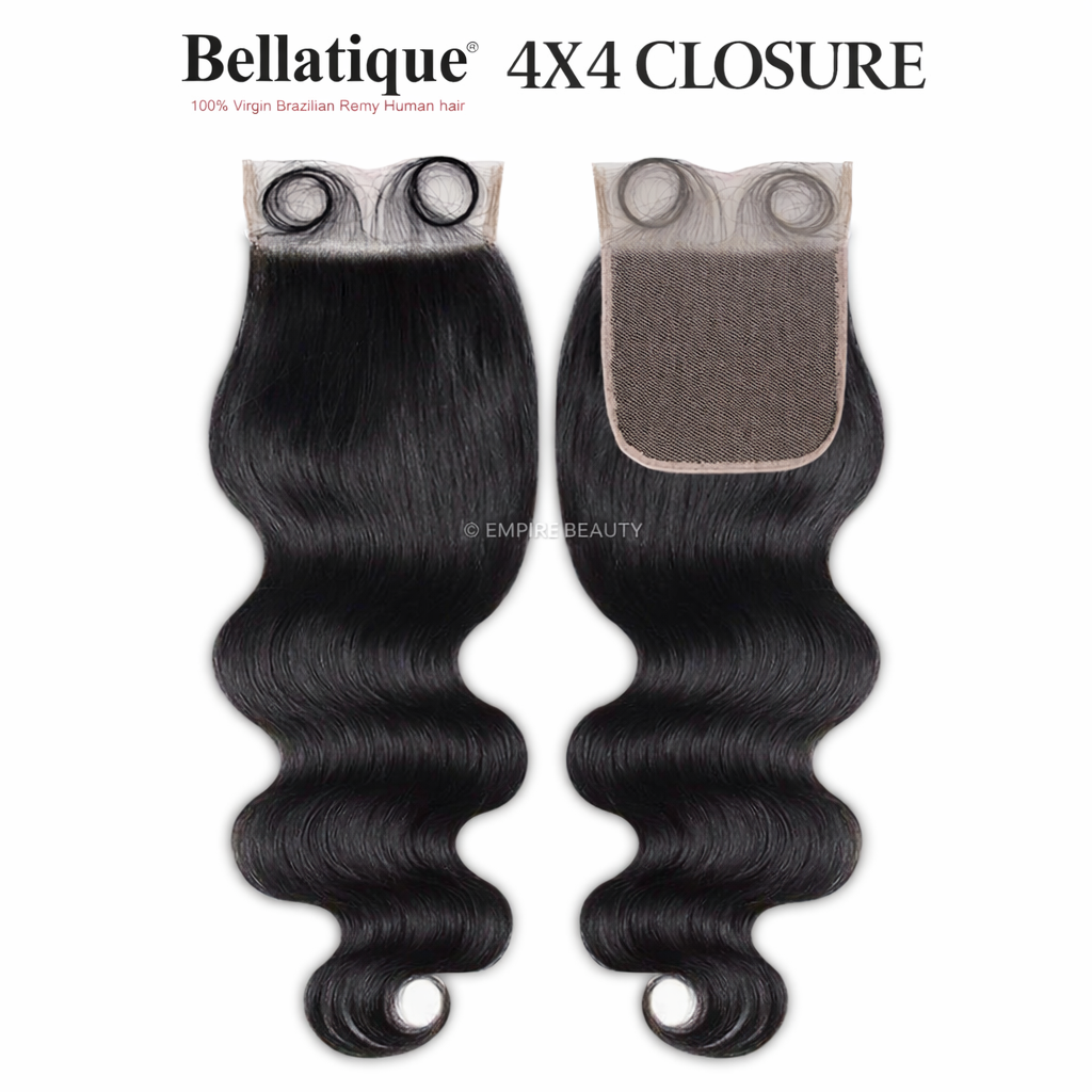 15A BELLATIQUE 100% Virgin Hair 4x4 Closure - Body Wave (12- 20)_1 15A BELLATIQUE 100% Virgin Hair 4x4 Closure - Body Wave (12- 20)_1