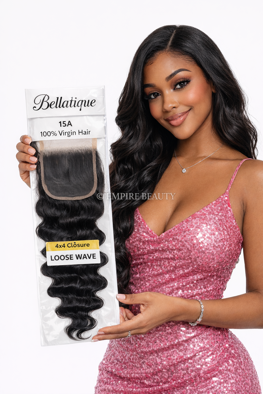 15A BELLATIQUE 100% Virgin Hair 4x4 Closure - Loose Wave (12- 20) 15A-BELLATIQUE-100-Virgin-Hair-4x4-Closure-Loose-Wave-12-20