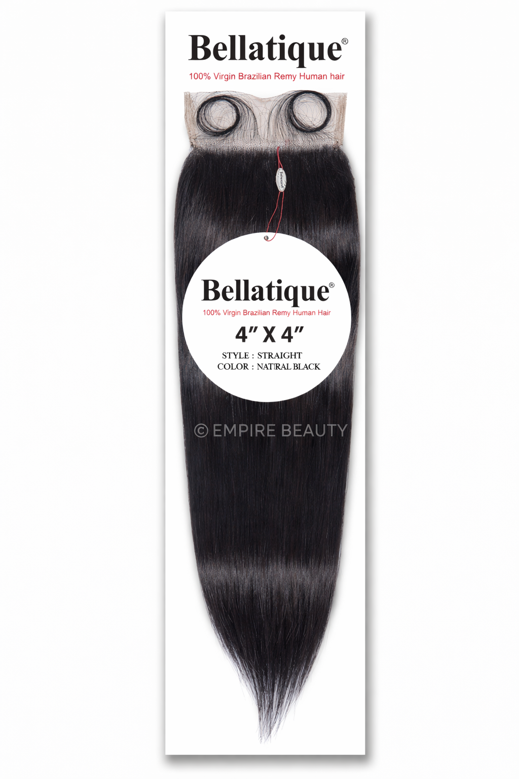 15A BELLATIQUE 100% Virgin Hair 4x4 Closure - Straight (12- 20)_1