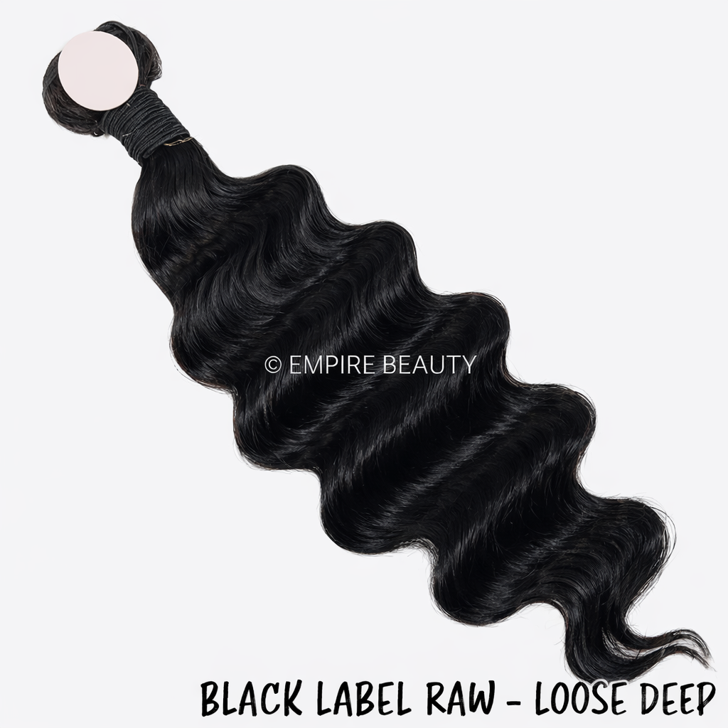 15A Black Label Raw Virgin Hair Single Bundle - Loose Deep (10- 30)_1