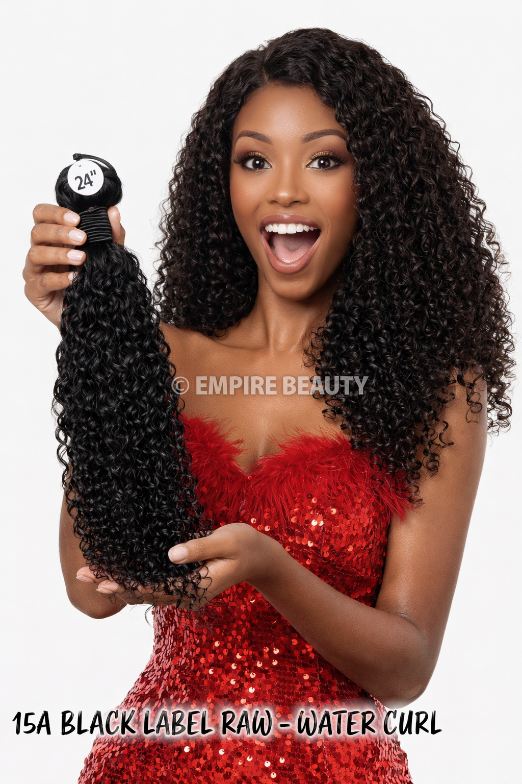 15A Black Label Raw Virgin Hair Single Bundle - Water Curl (10- 30) 15A Black Label Raw Virgin Hair Single Bundle - Water Curl (10- 30)