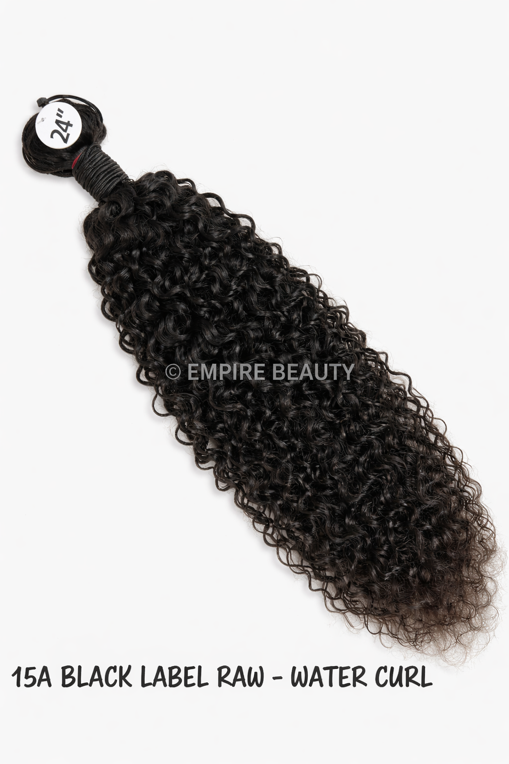 15A Black Label Raw Virgin Hair Single Bundle - Water Curl (10- 30)_1