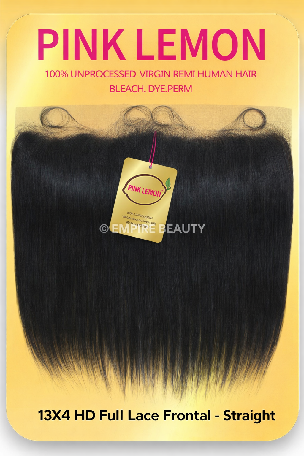 15A Pink Lemon 13X4 HD Full Lace Frontal - Straight_NEW 15A Pink Lemon 13X4 HD Full Lace Frontal - Straight
