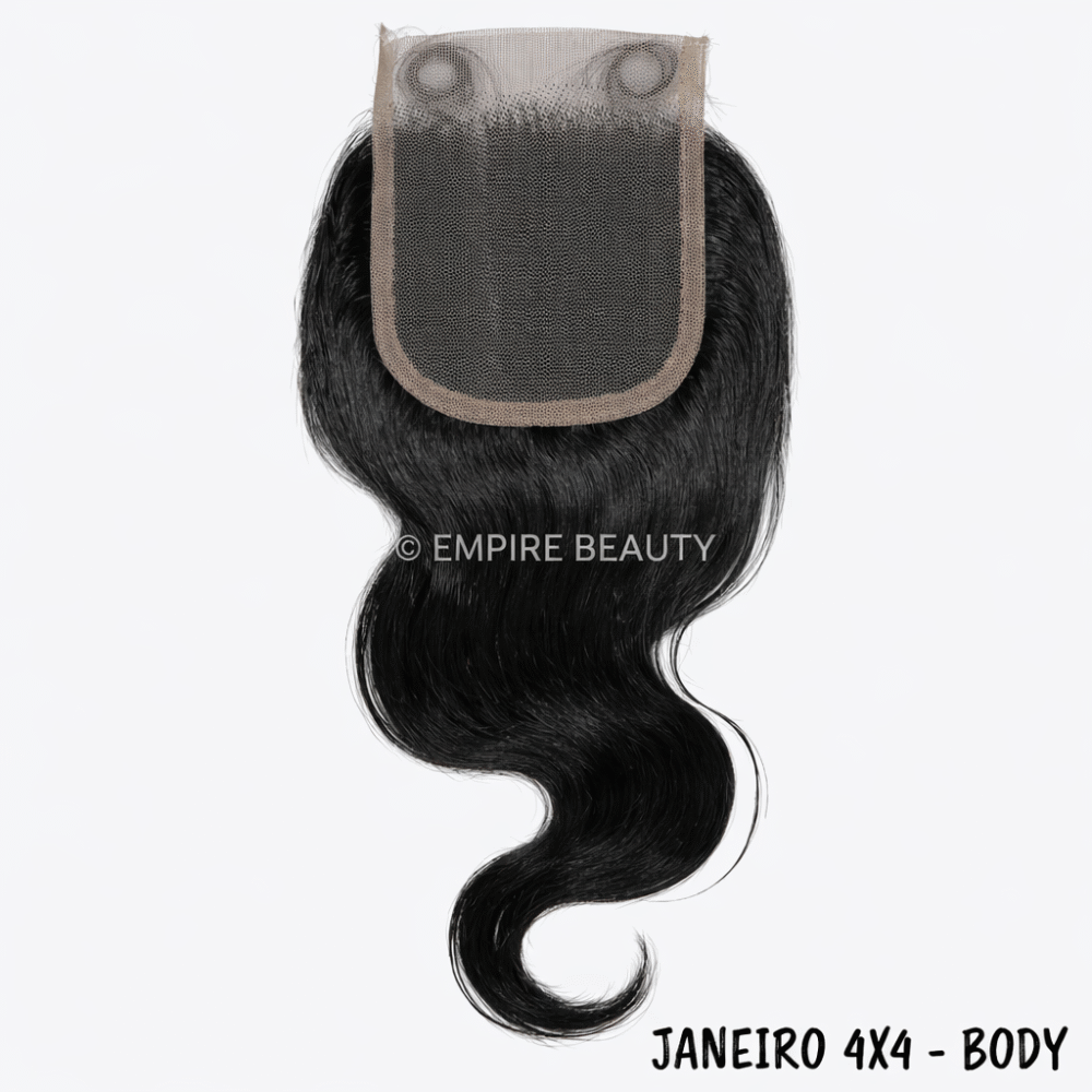 9A Janeiro Brazilian 100% Virgin Hair 4X4 Closure - BODY WAVE