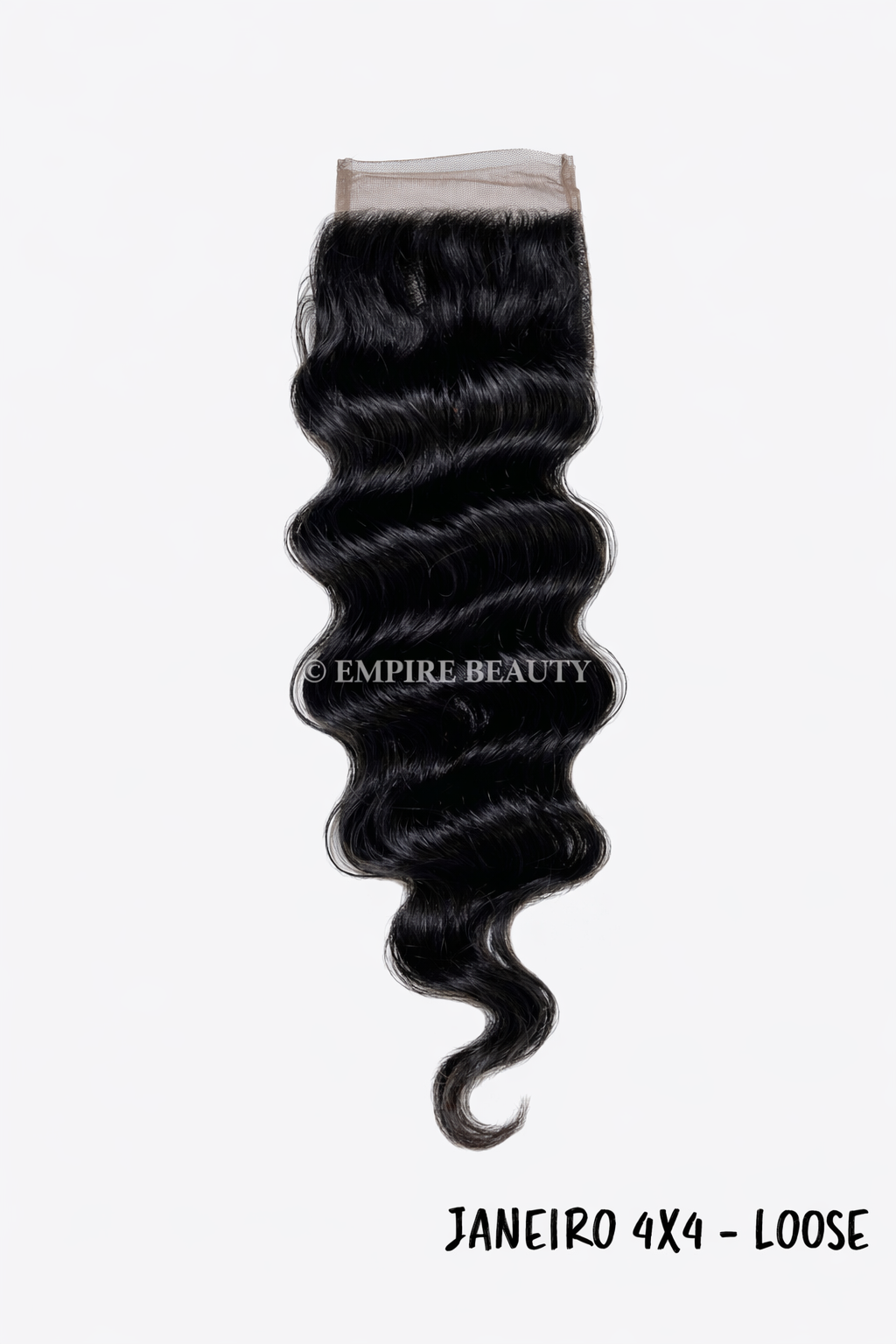 9A Janeiro Brazilian 100% Virgin Hair 4X4 Closure - Loose Wave_1