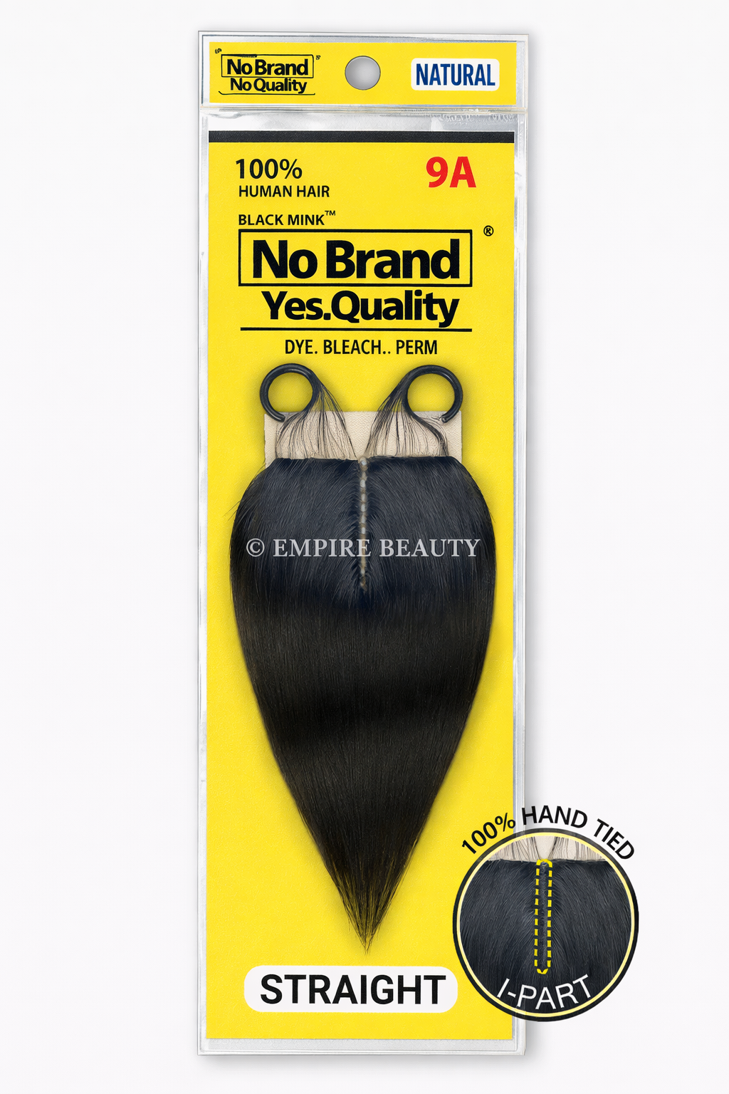 9A No Name Brand Brazilian 100% Virgin Hair I-Part Full Lace Closure_3