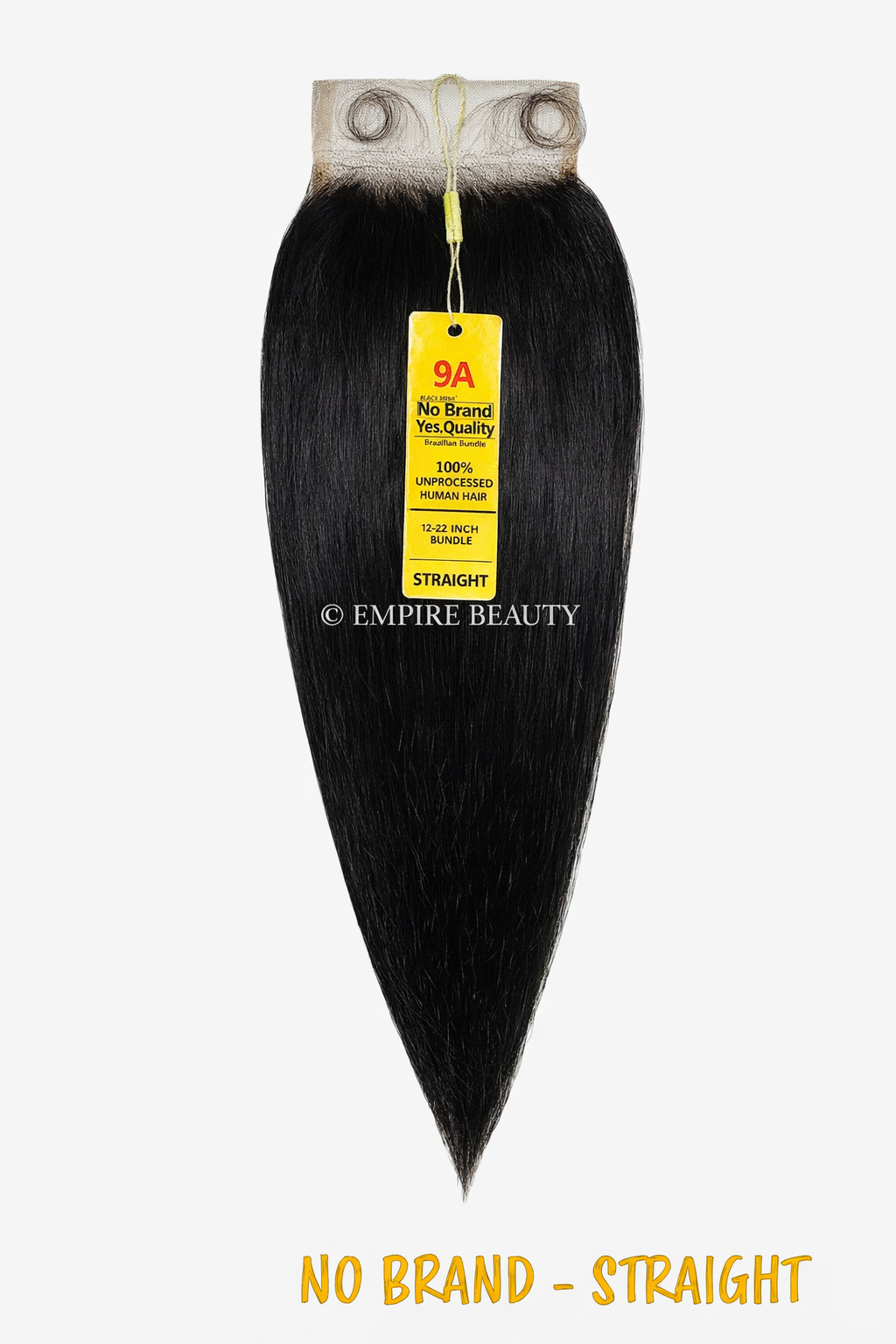 9A No Name Brand Brazilian 4x4 Lace Closure - Straight (12-16)